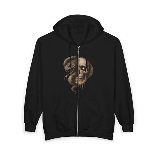 Split Venom Unisex Zip-Up Hoodie